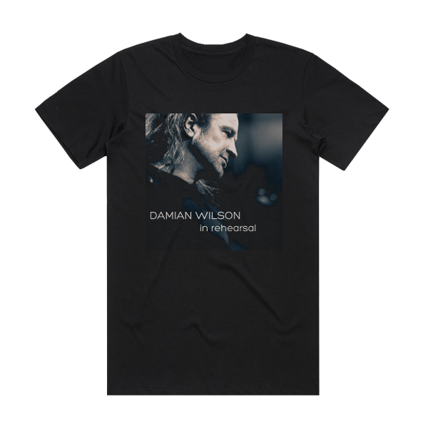 Damian Wilson Live In Rehearsal Album Cover T-Shirt Black