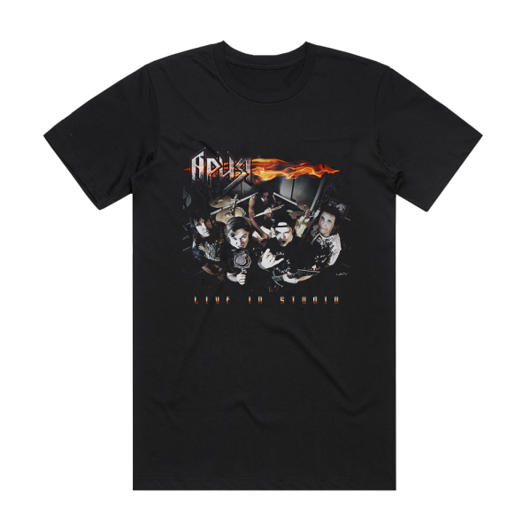 Aria Live In Studio Album Cover T-Shirt Black