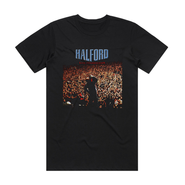 Halford Live Insurrection 1 Album Cover T-Shirt Black