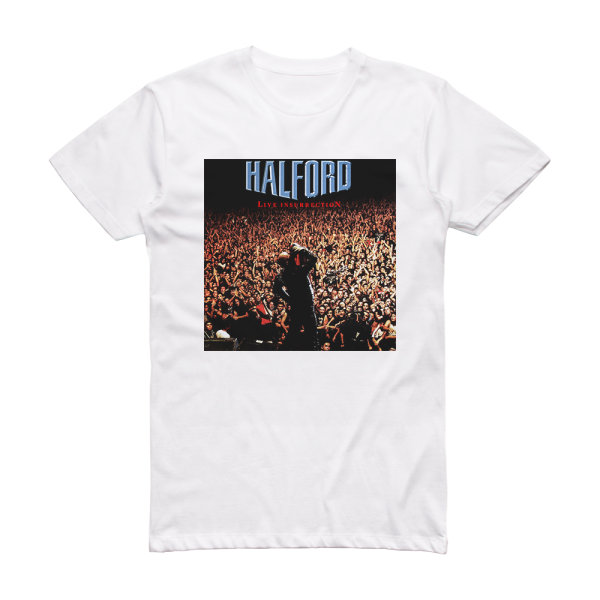 Halford Live Insurrection 1 Album Cover T-Shirt White