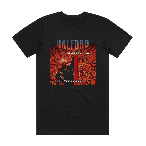 Halford Live Insurrection 2 Album Cover T-Shirt Black