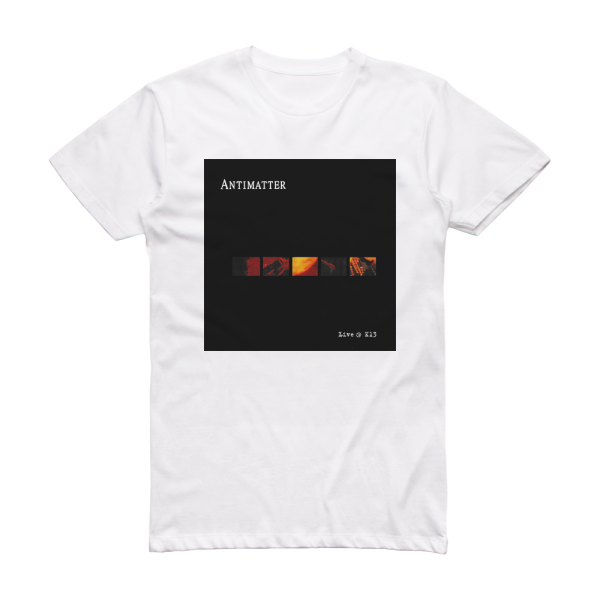 Antimatter Live K13 Album Cover T-Shirt White