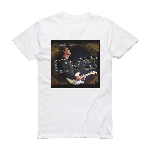 Neal Morse Live Momentum Album Cover T-Shirt White