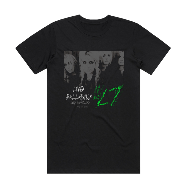 L7 Live Palladium Los Angeles 1 Album Cover T-Shirt Black