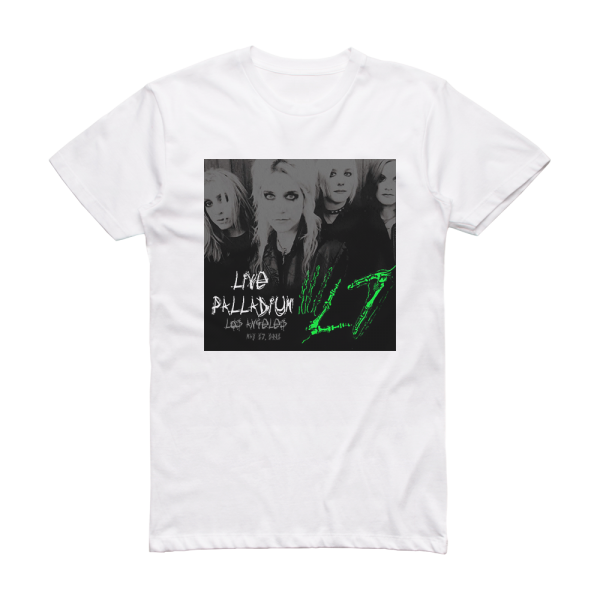 L7 Live Palladium Los Angeles 1 Album Cover T-Shirt White