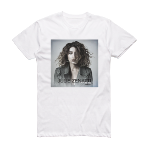 Julie Zenatti Live Piano Voix Quelque Part Album Cover T-Shirt White