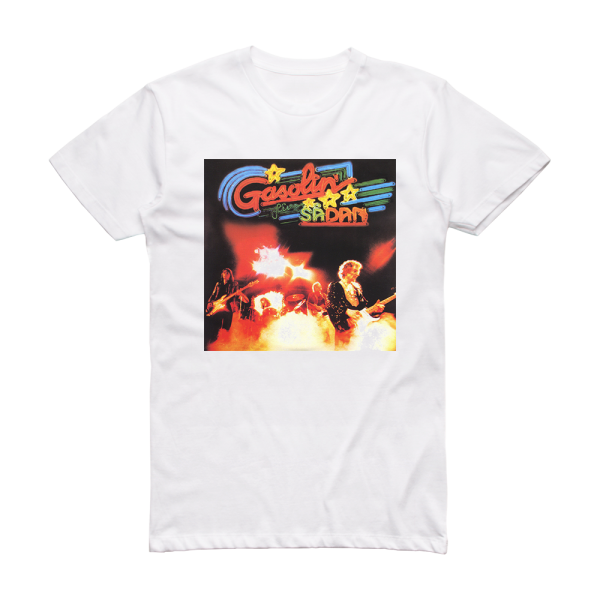 Gasolin Live Sdan Album Cover T-Shirt White