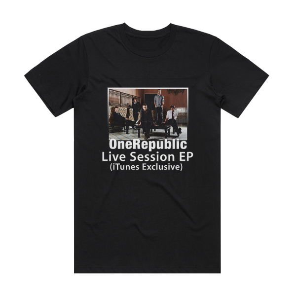 OneRepublic Live Session Ep Itunes Exclusive Album Cover T-Shirt Black