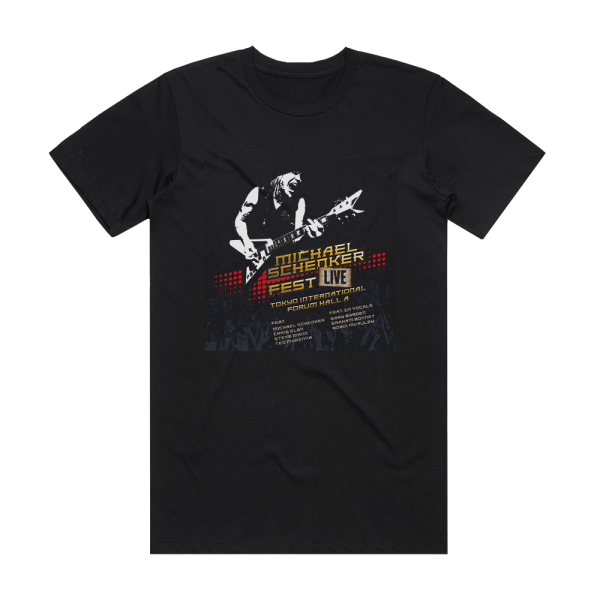 Michael Schenker Fest Live Tokyo International Forum Hall A Album Cover T-Shirt Black