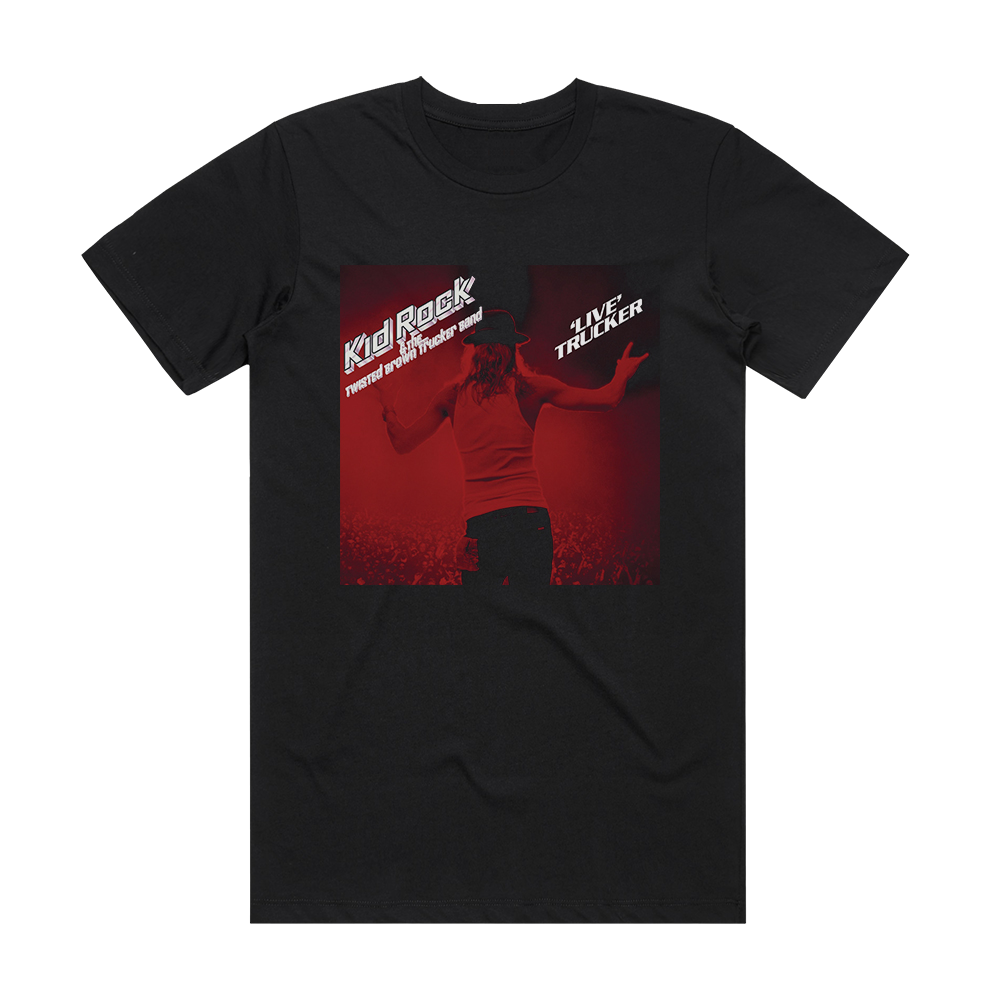 Kid Rock Live Trucker Album Cover T-Shirt Black – ALBUM COVER T-SHIRTS