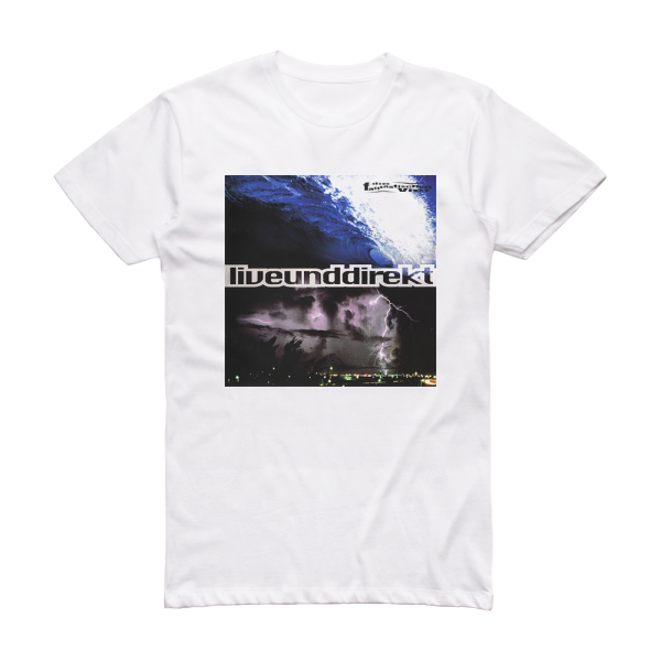 Die Fantastischen Vier Live Und Direkt Album Cover T-Shirt White