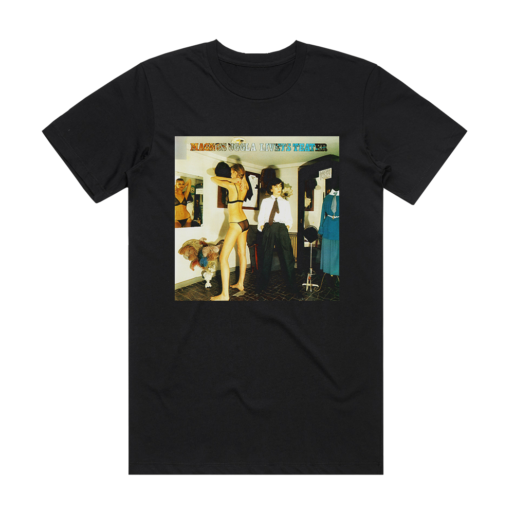Magnus Uggla Livets Teater Album Cover T-Shirt Black – ALBUM COVER T-SHIRTS