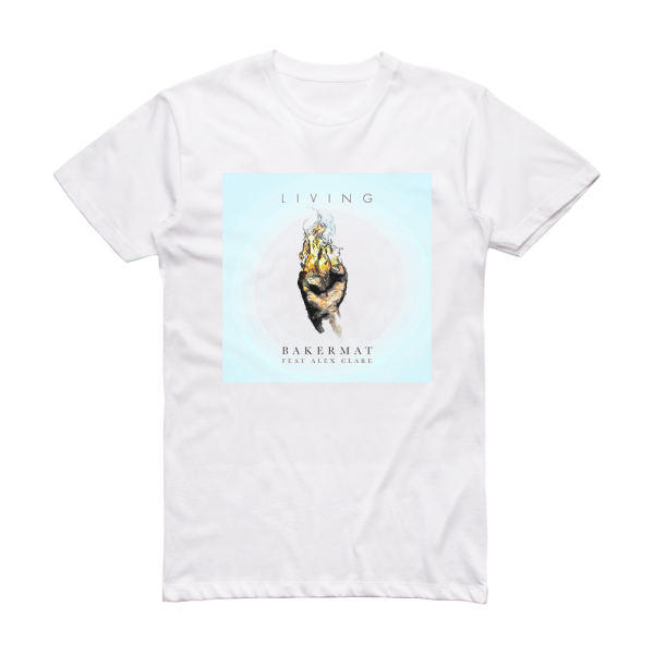 Bakermat Living Album Cover T-Shirt White