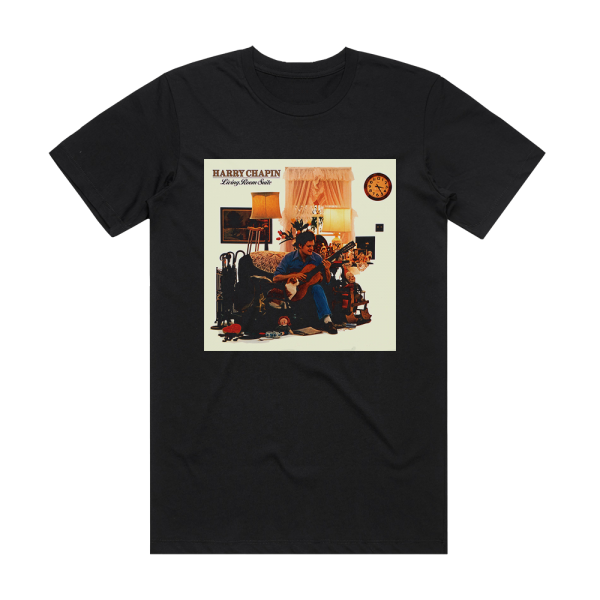 Harry Chapin Living Room Suite Album Cover T-Shirt Black