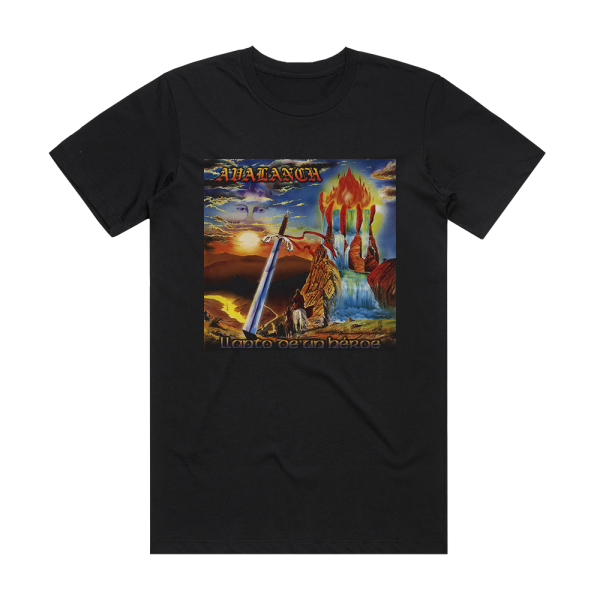 Avalanch Llanto De Un Hroe Album Cover T-Shirt Black