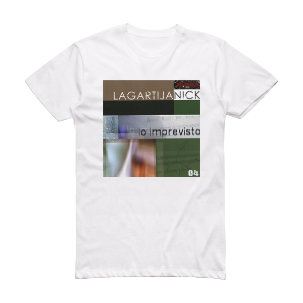 Lagartija Nick Lo Imprevisto Album Cover T-Shirt White