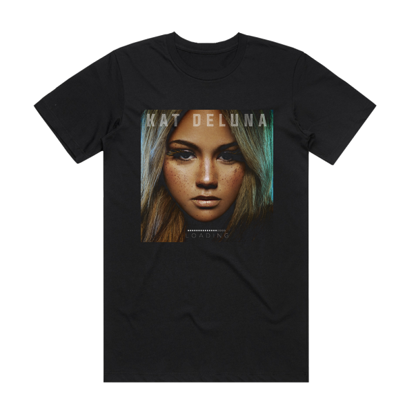 Kat DeLuna Loading Album Cover T-Shirt Black