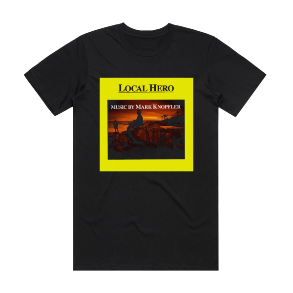 Mark Knopfler Local Hero Album Cover T-Shirt Black