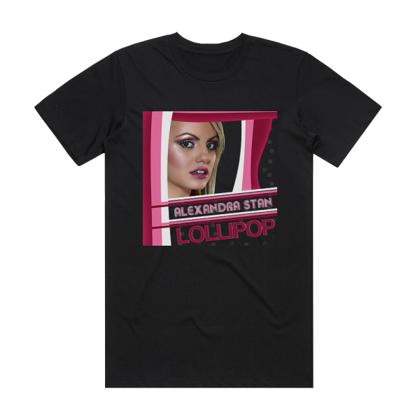 Alexandra Stan Lollipop Album Cover T-Shirt Black