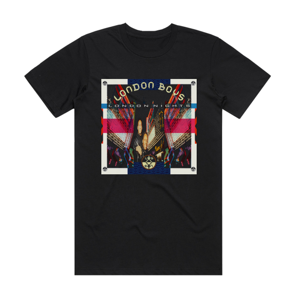 London Boys London Nights Album Cover T-Shirt Black