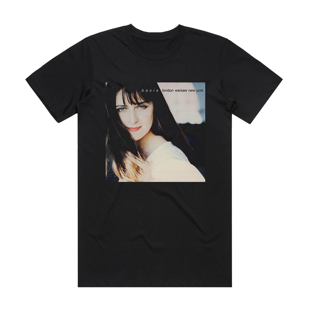 Basia London Warsaw New York Album Cover T-Shirt Black