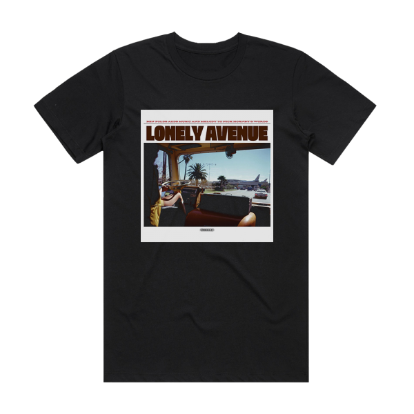 Ben Folds Lonely Avenue Album Cover T-Shirt Black