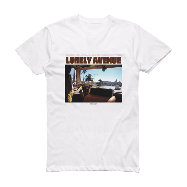 Ben Folds Lonely Avenue Album Cover T-Shirt White