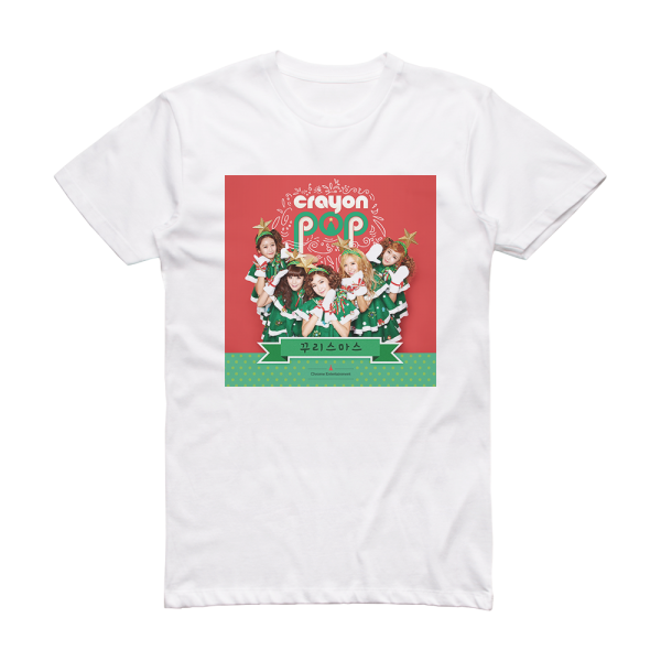 Crayon Pop Lonely Christmas Album Cover T-Shirt White