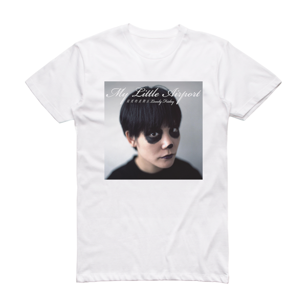 my little airport Lonely Friday Album Cover T-Shirt White