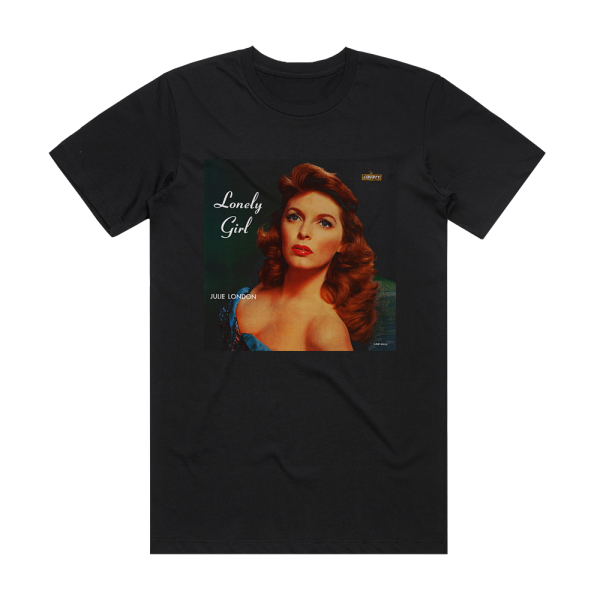 Julie London Lonely Girl Album Cover T-Shirt Black