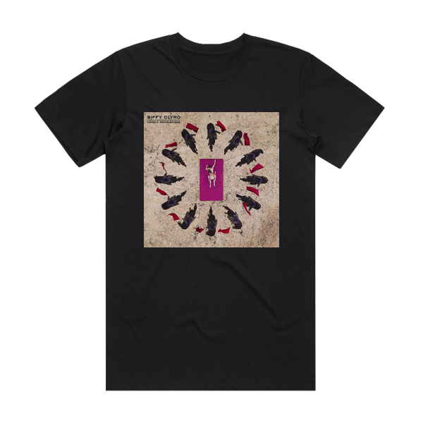 Biffy Clyro Lonely Revolutions Album Cover T-Shirt Black