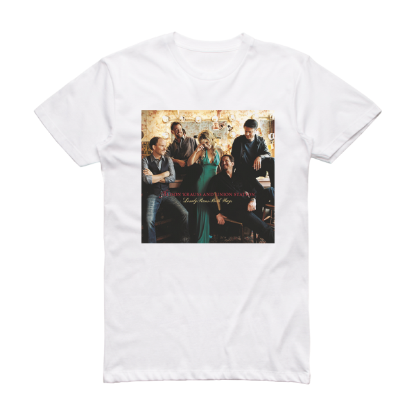 Alison Krauss and Union Station Lonely Runs Both Ways Album Cover T-Shirt White