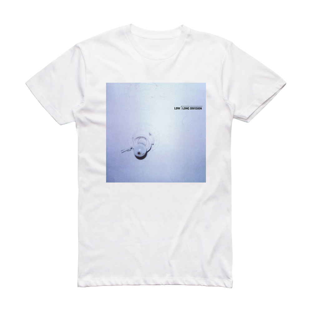 Low Long Division Album Cover T-Shirt White