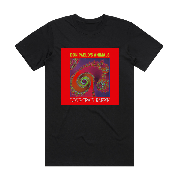 Don Pablos Animals Long Train Rappin Album Cover T-Shirt Black