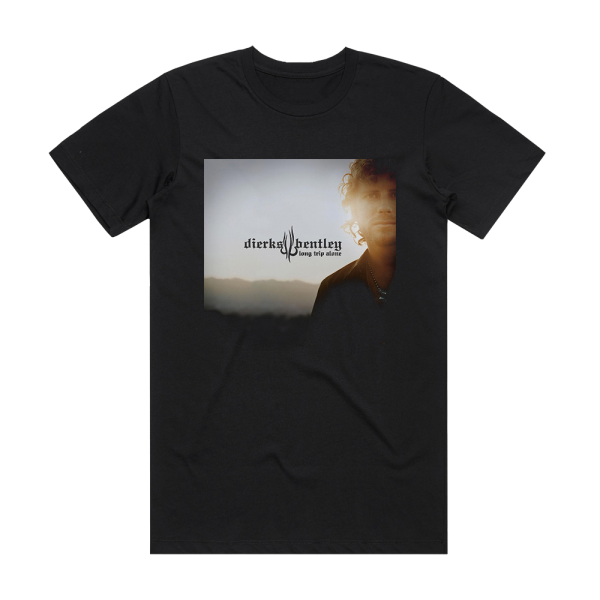 Dierks Bentley Long Trip Alone Album Cover T-Shirt Black