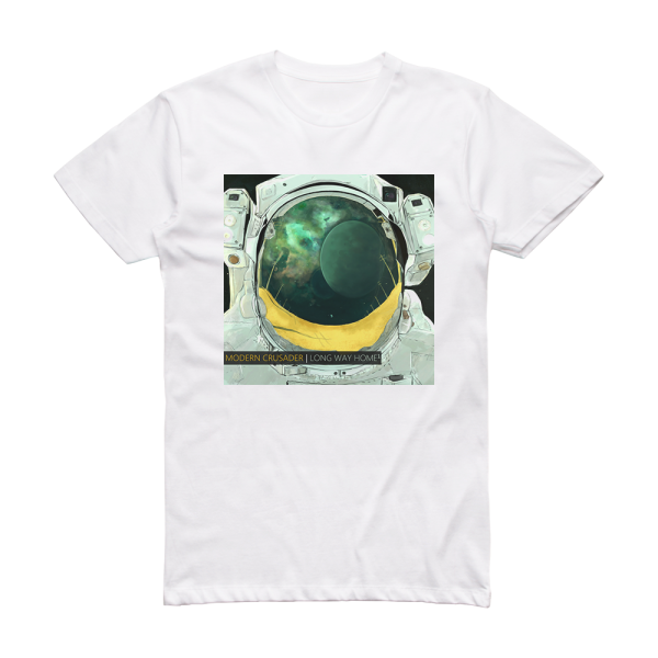 Modern Crusader Long Way Home I Album Cover T-Shirt White