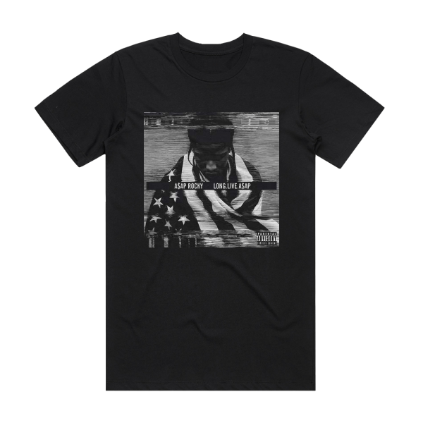 ASAP Rocky Longliveaap 1 Album Cover T-Shirt Black