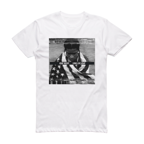 ASAP Rocky Longliveaap 1 Album Cover T-Shirt White