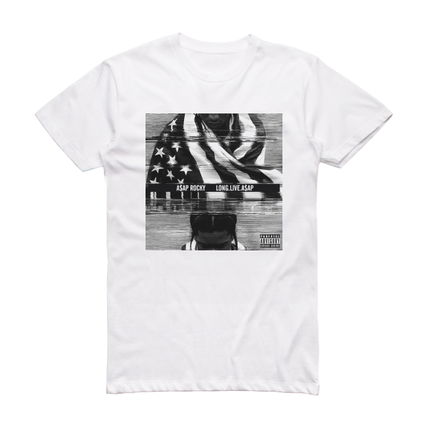 ASAP Rocky Longliveaap 2 Album Cover T-Shirt White