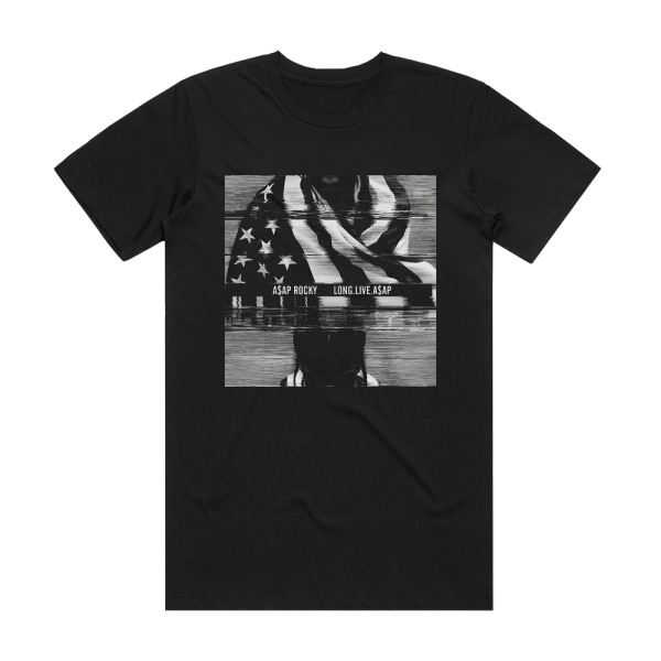 ASAP Rocky Longliveaap 4 Album Cover T-Shirt Black