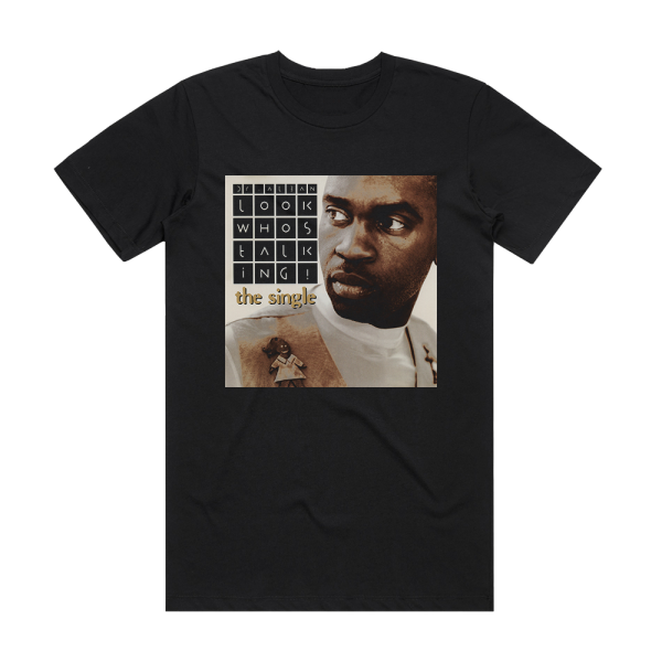 Dr Alban Look Whos Talking Album Cover T-Shirt Black