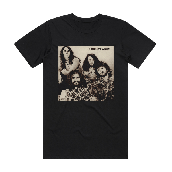 Looking Glass Looking Glass Album Cover T-Shirt Black