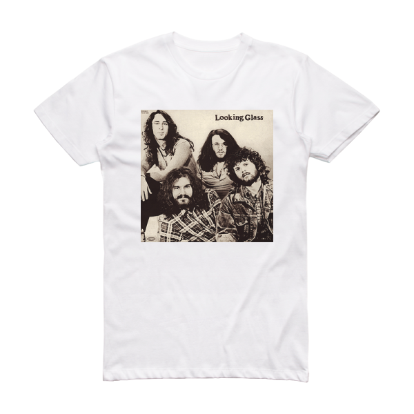 Looking Glass Looking Glass Album Cover T-Shirt White