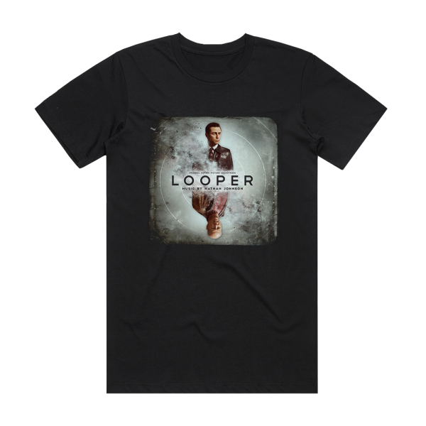 Nathan Johnson Looper Album Cover T-Shirt Black