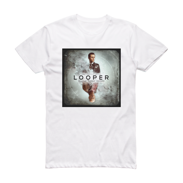 Nathan Johnson Looper Album Cover T-Shirt White