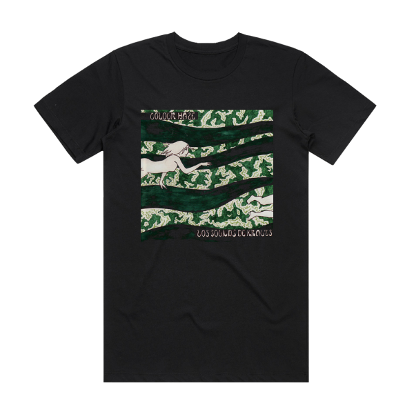 Colour Haze Los Sounds De Krauts Album Cover T-Shirt Black