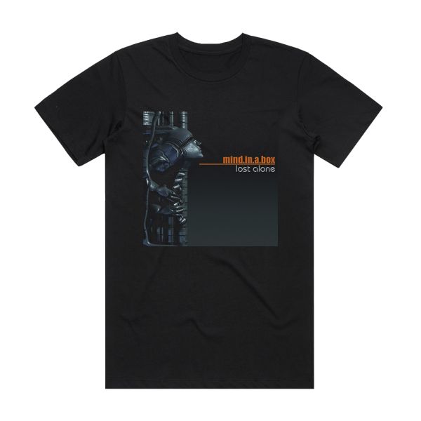 mind in a box Lost Alone Album Cover T-Shirt Black