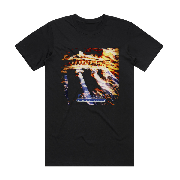 Ataraxia Lost Atlantis Album Cover T-Shirt Black