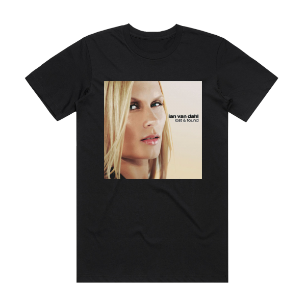 Ian Van Dahl Lost Found Album Cover T-Shirt Black