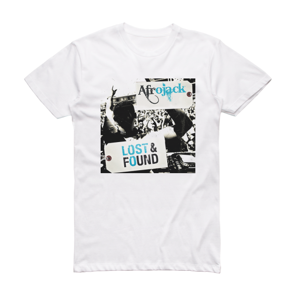 Afrojack Lost Found Album Cover T-Shirt White